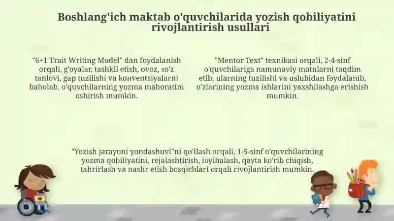 Yozish va nutqiy kompetensiyalarni rivojlantirish 4