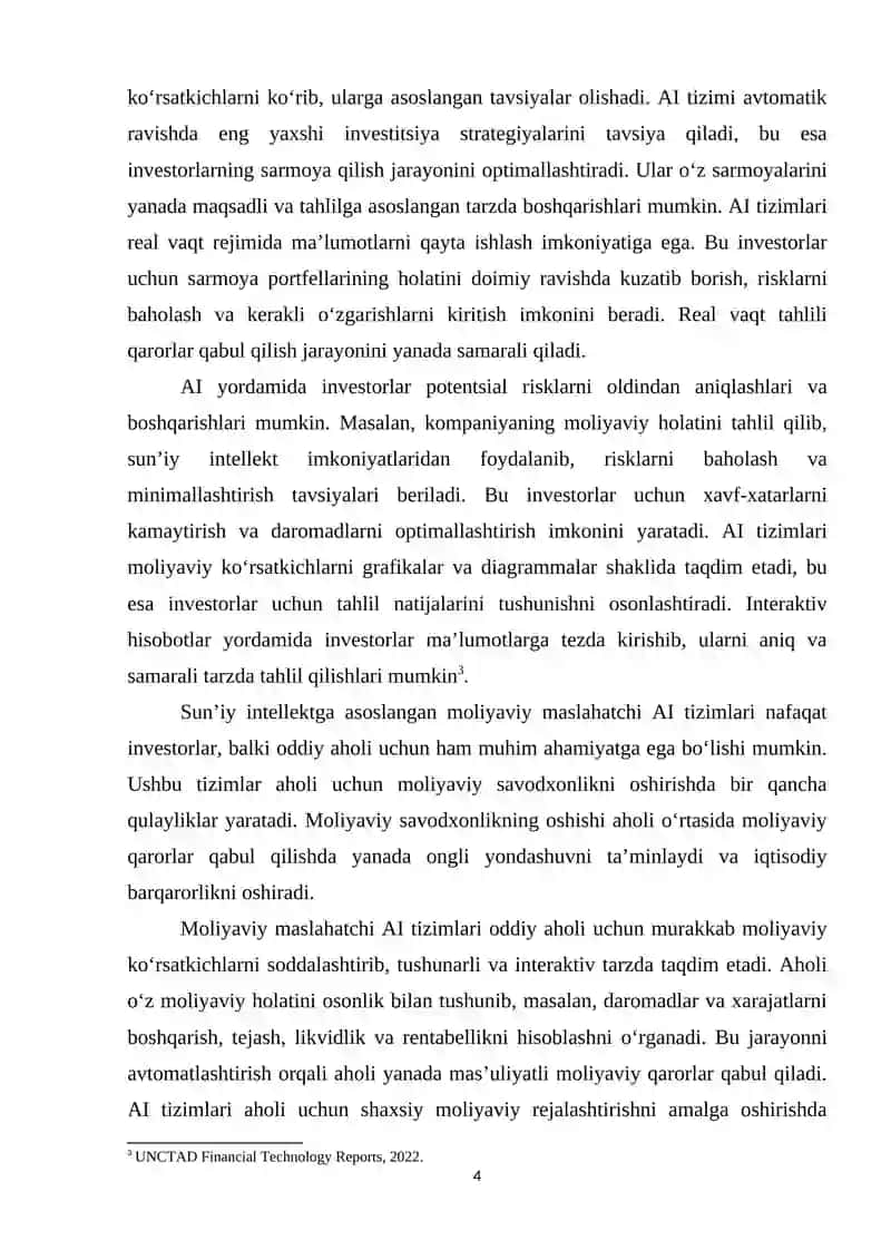 МОLIYАVIY TАHLIL SОHАSIDА SUN’IY INTЕLLЕKTNING IMKОNIYАTLАRI 4