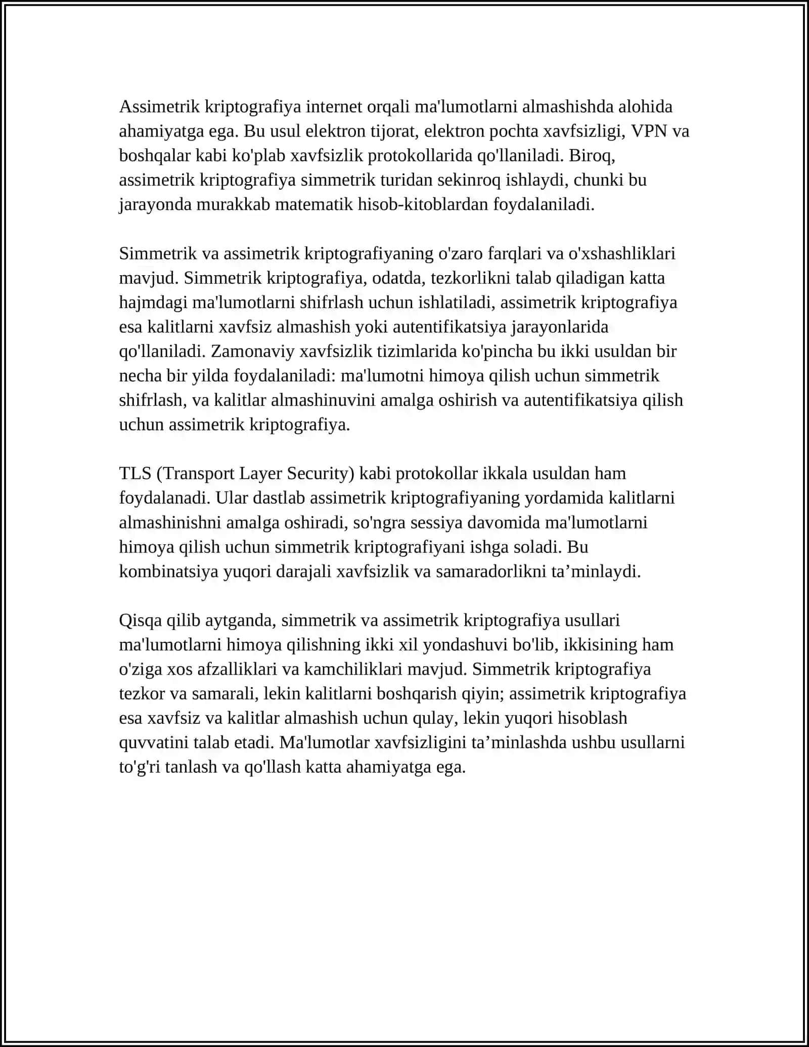 MA’LUMOTLAR XAVSIZLIGINI TA’MINLASH USULLARI 4