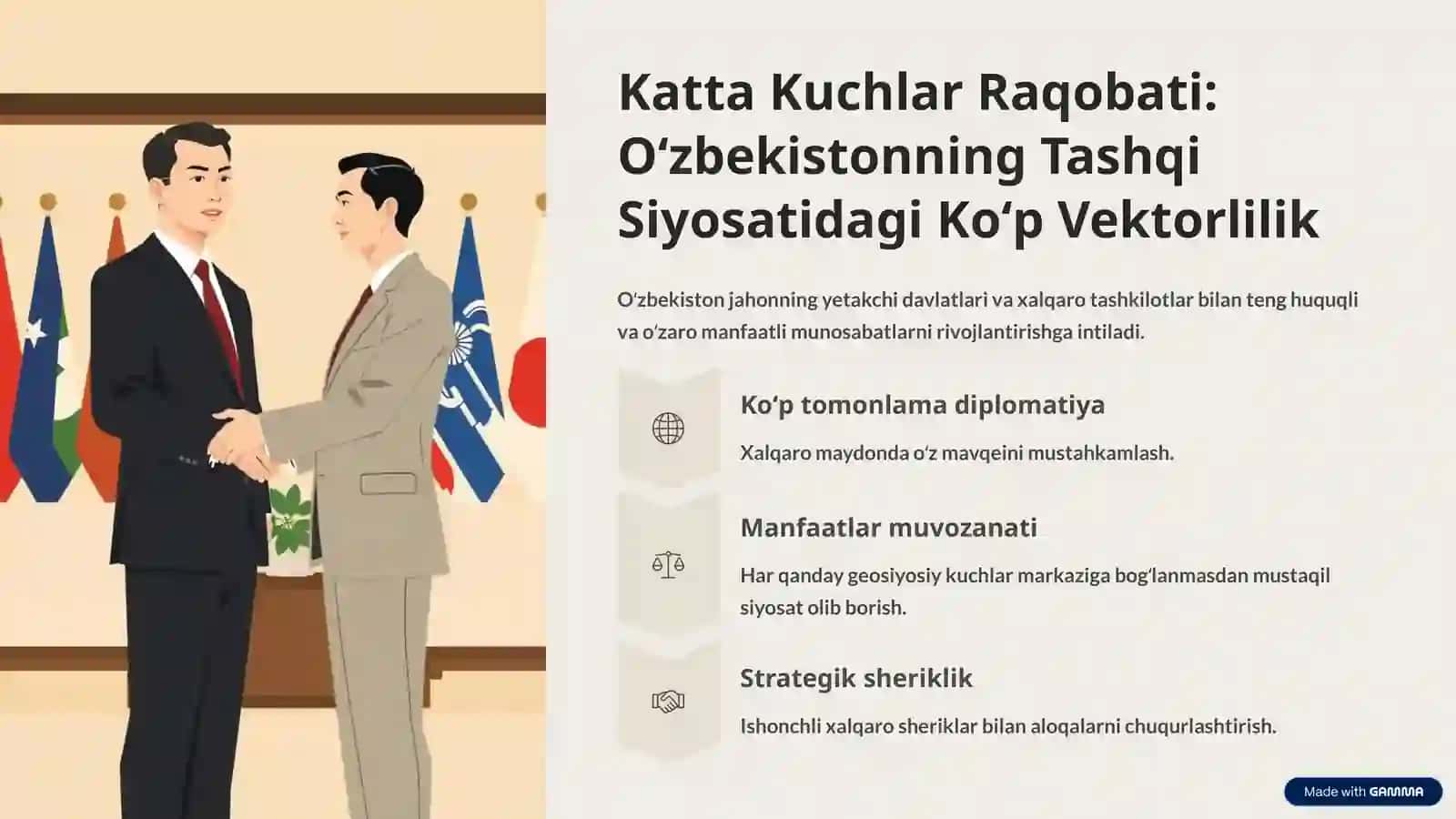 Siyosiy Mojarolar Fonida Oʻzbekiston: Barqarorlik va Rivojlanish Yoʻli 4