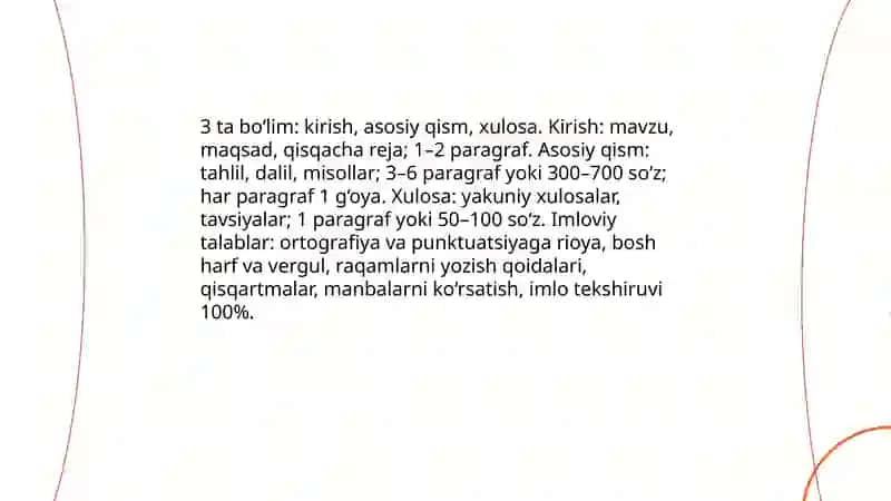 Reparations mavzusini tanlash: imloviy omillarni hisobga olish 4