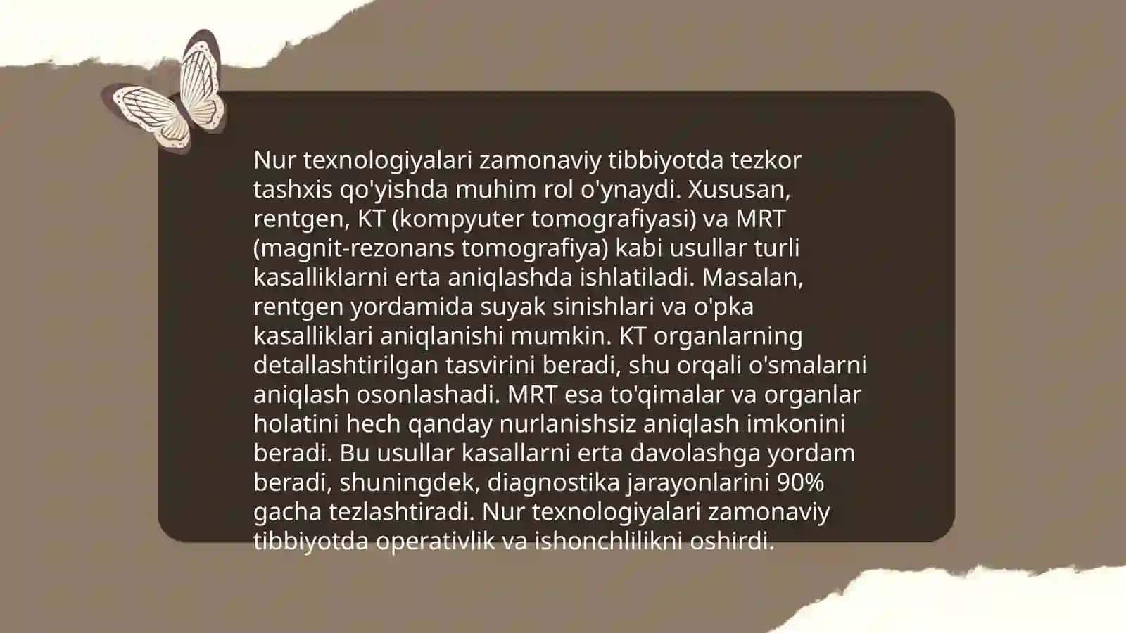 Shoshilinch holatlarda nur tashxisi 4