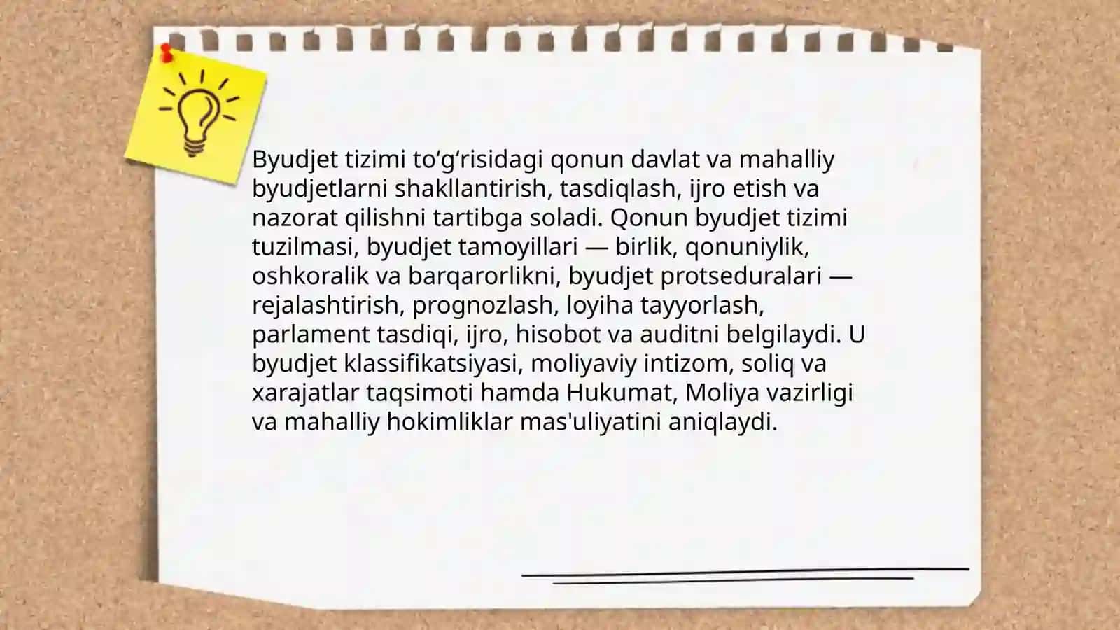 Davlat moliyasini tartibga soluvchi huquqiy hujjatlar MMT-61K-2 Guruh 4
