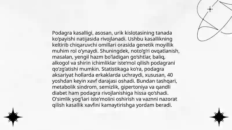 Podagra kasalligi 4