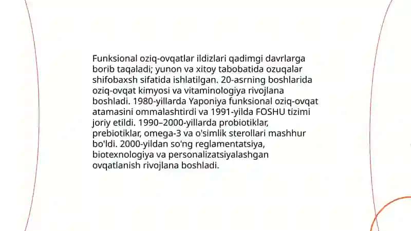 Funksional ovqatlanish togʻrisida umumuy tushuncha 4
