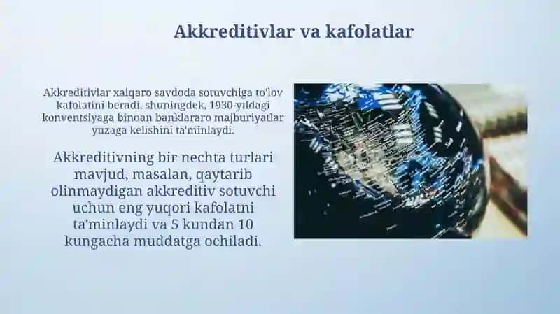 Xalqaro tijorat banklarining funksiyalari 4