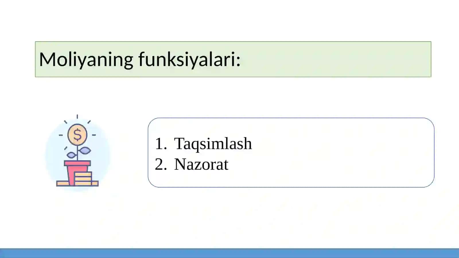 Moliya faniga kirish 4