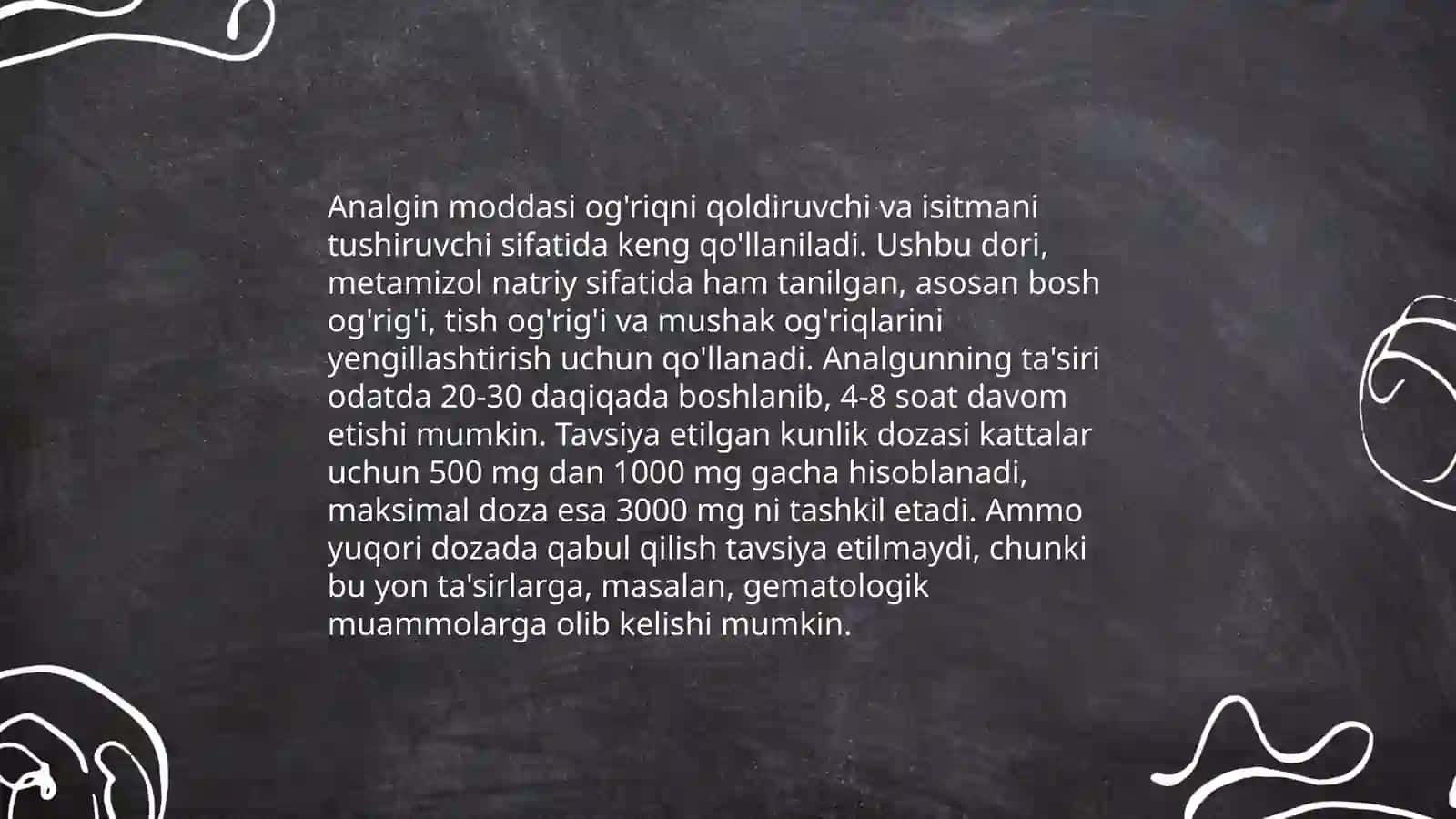 Analgin dori 4