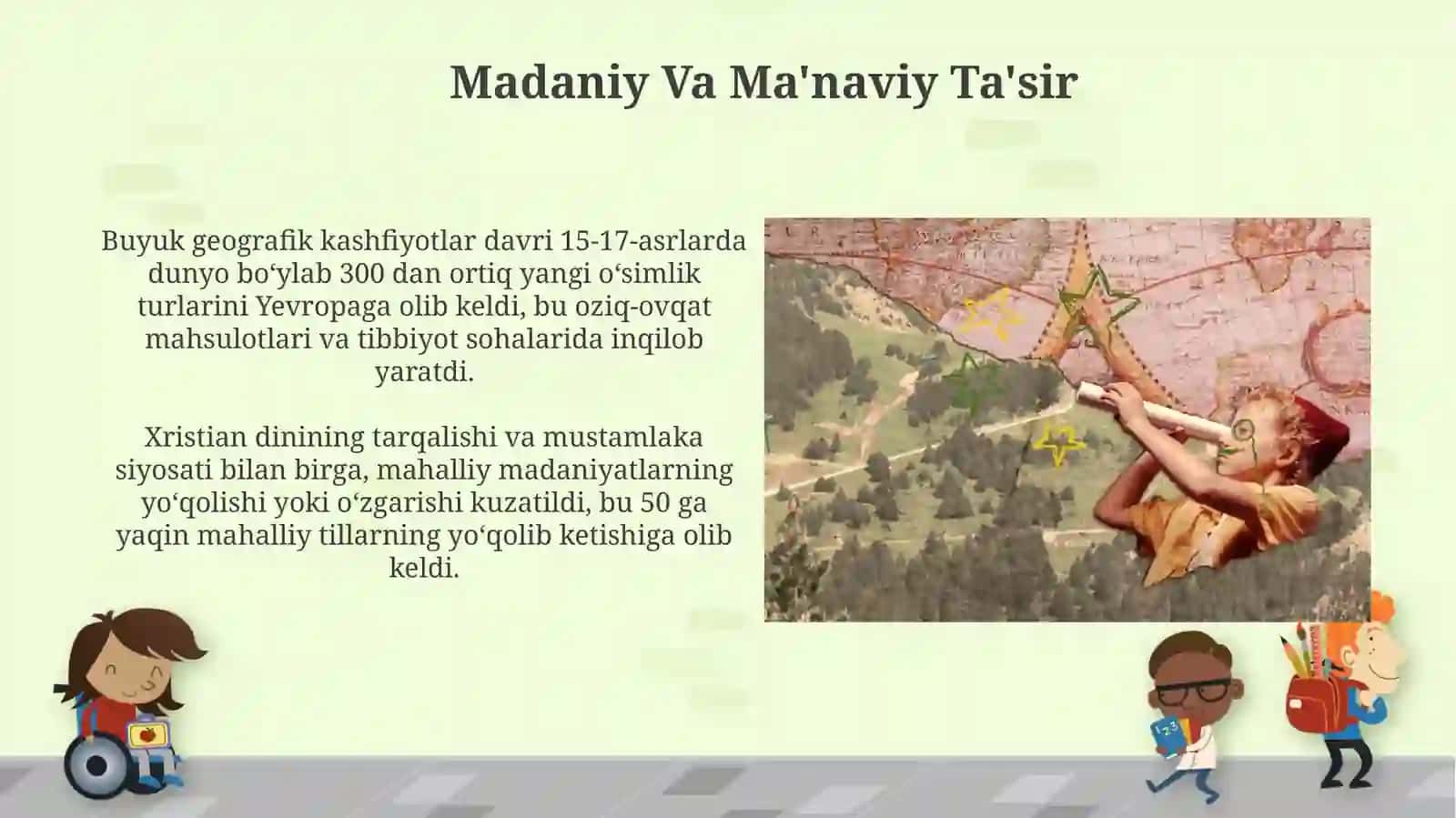 Buyuk geografik kawfiyotlar davri 4