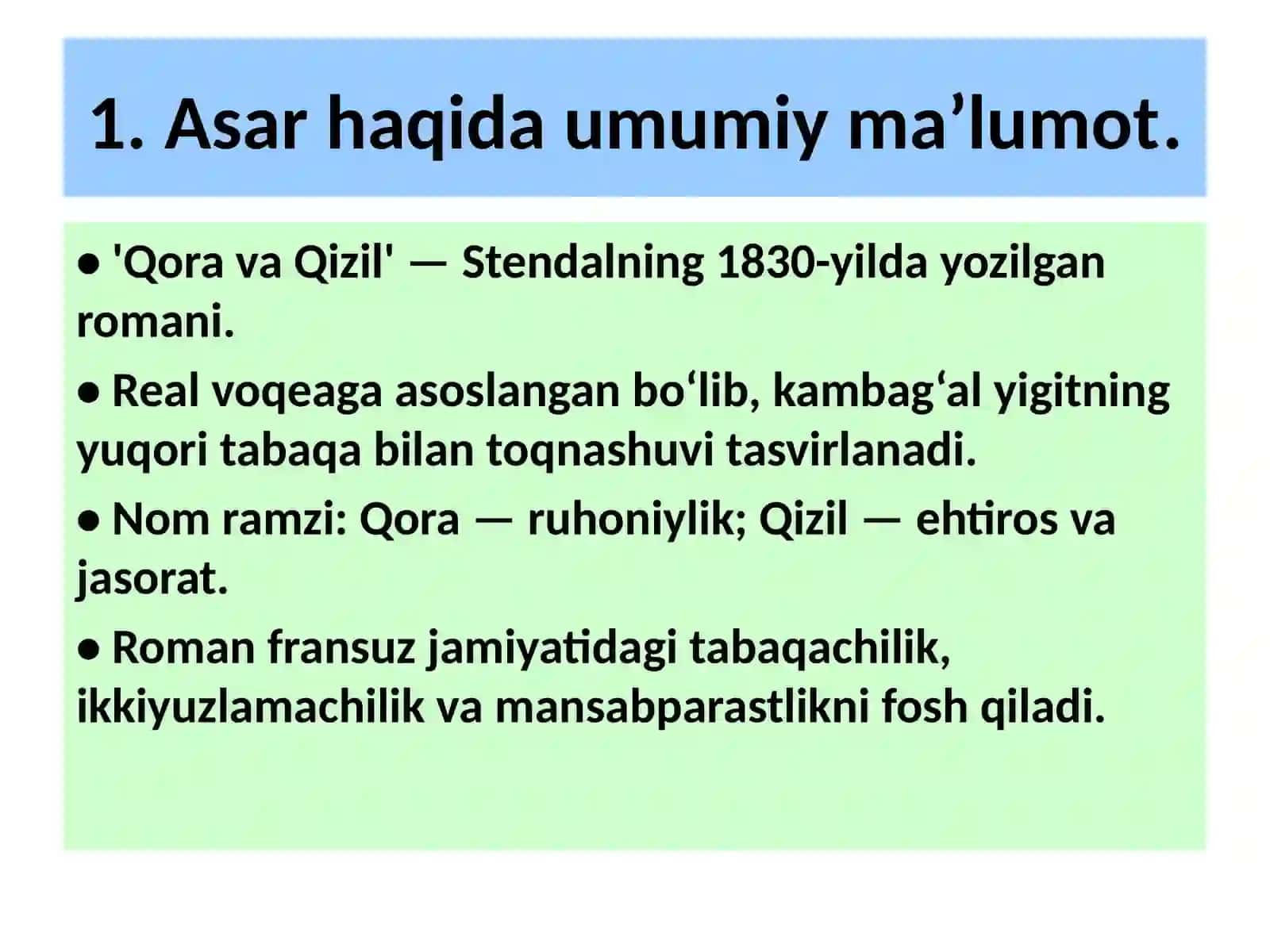 Stendal — 'Qora va Qizil' 4