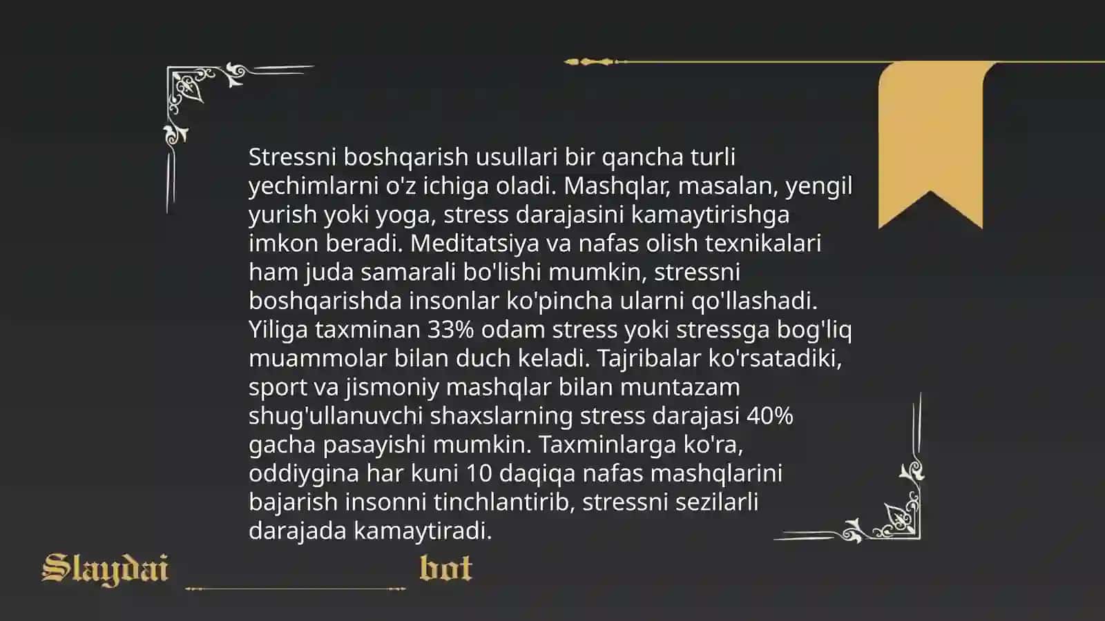 Tinch va xotirjam yashash baxti 4