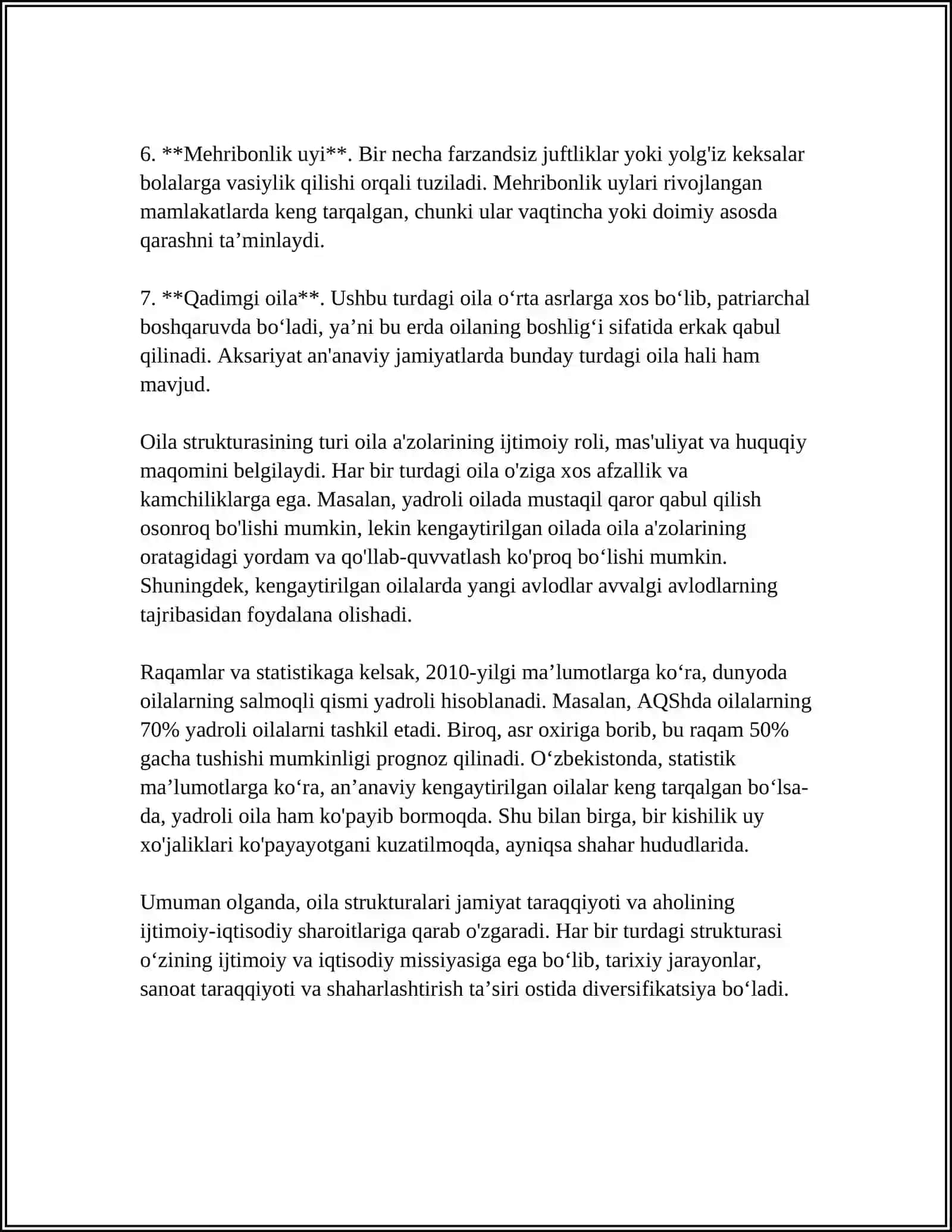 Yadroli (ikkilik) oila 4