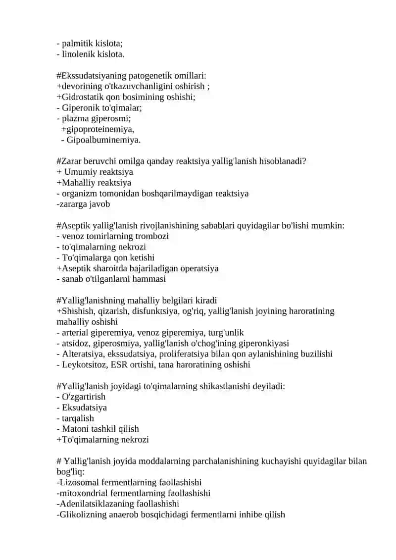 Yallig’lanishda eksudatsiya 4