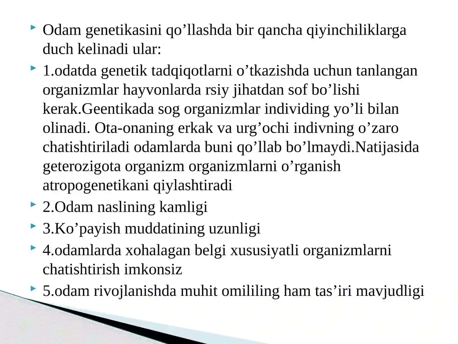 Tibbiygenetika 4
