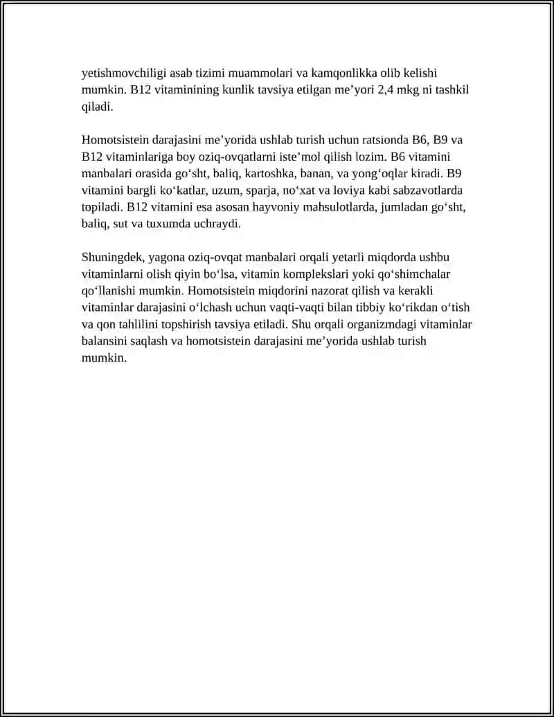 VITAMINLAR YETISHMOVCHILIGIDA KELIB CHIQADIGAN MODDALAR 4