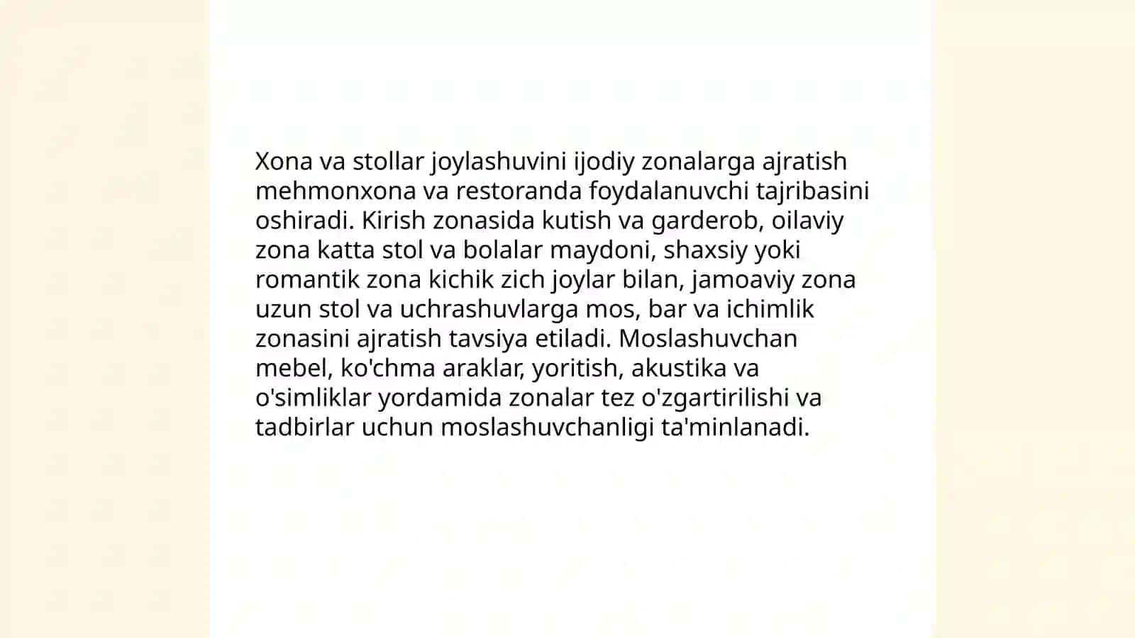 Mehmonxonavarestoranlardajoylashtirishvositalariniboshqarishdakreativfikrlashvaijodkorlik 4