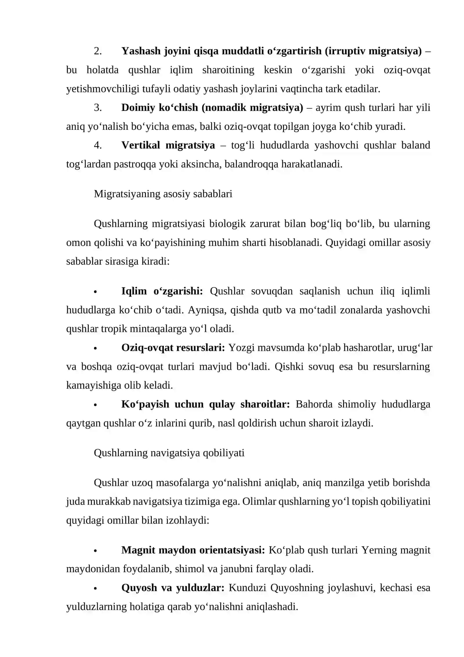 Qushlarning migratsiyasi 4