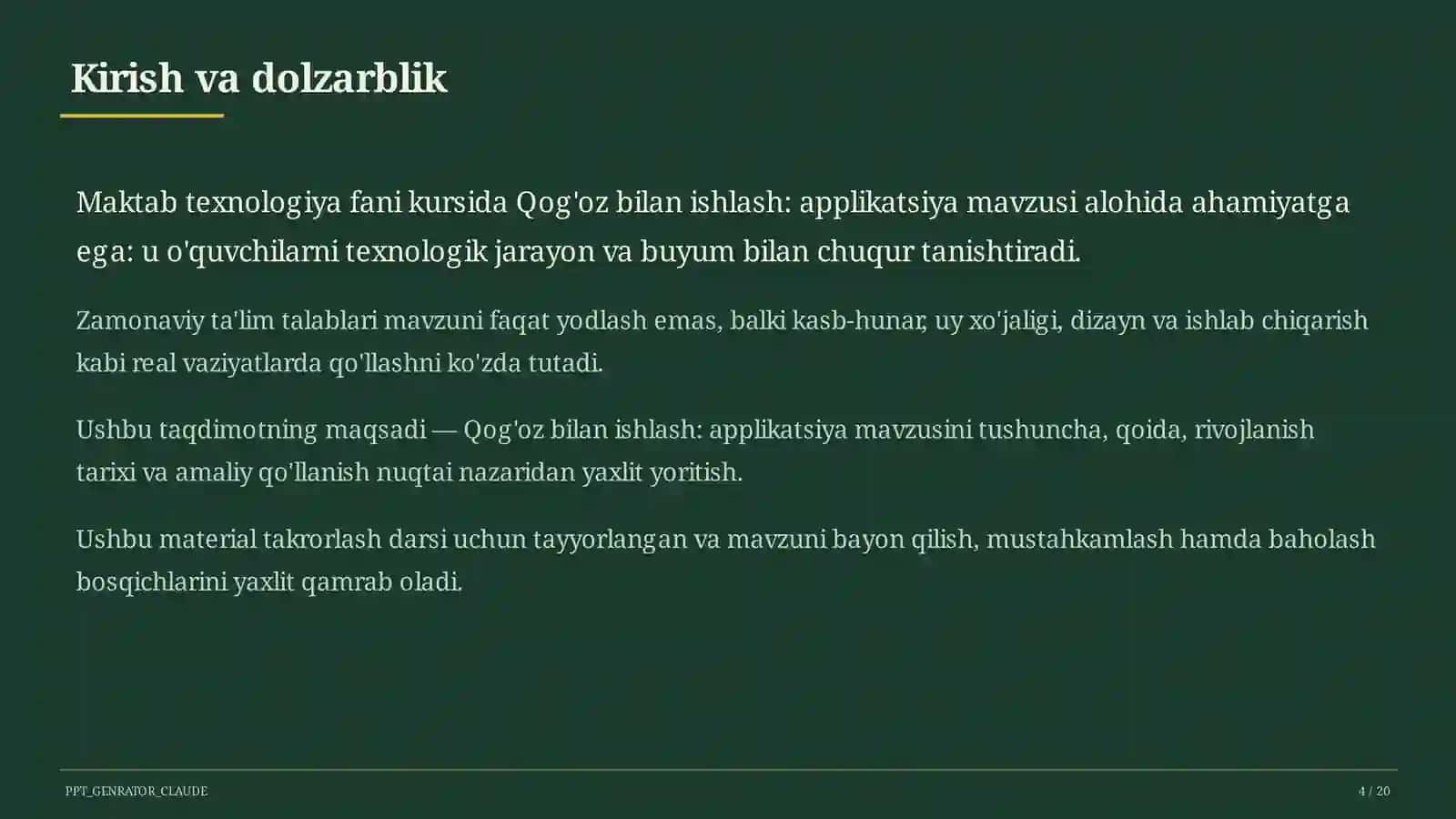 Qog'oz bilan ishlash: applikatsiya (1-sinf) 4
