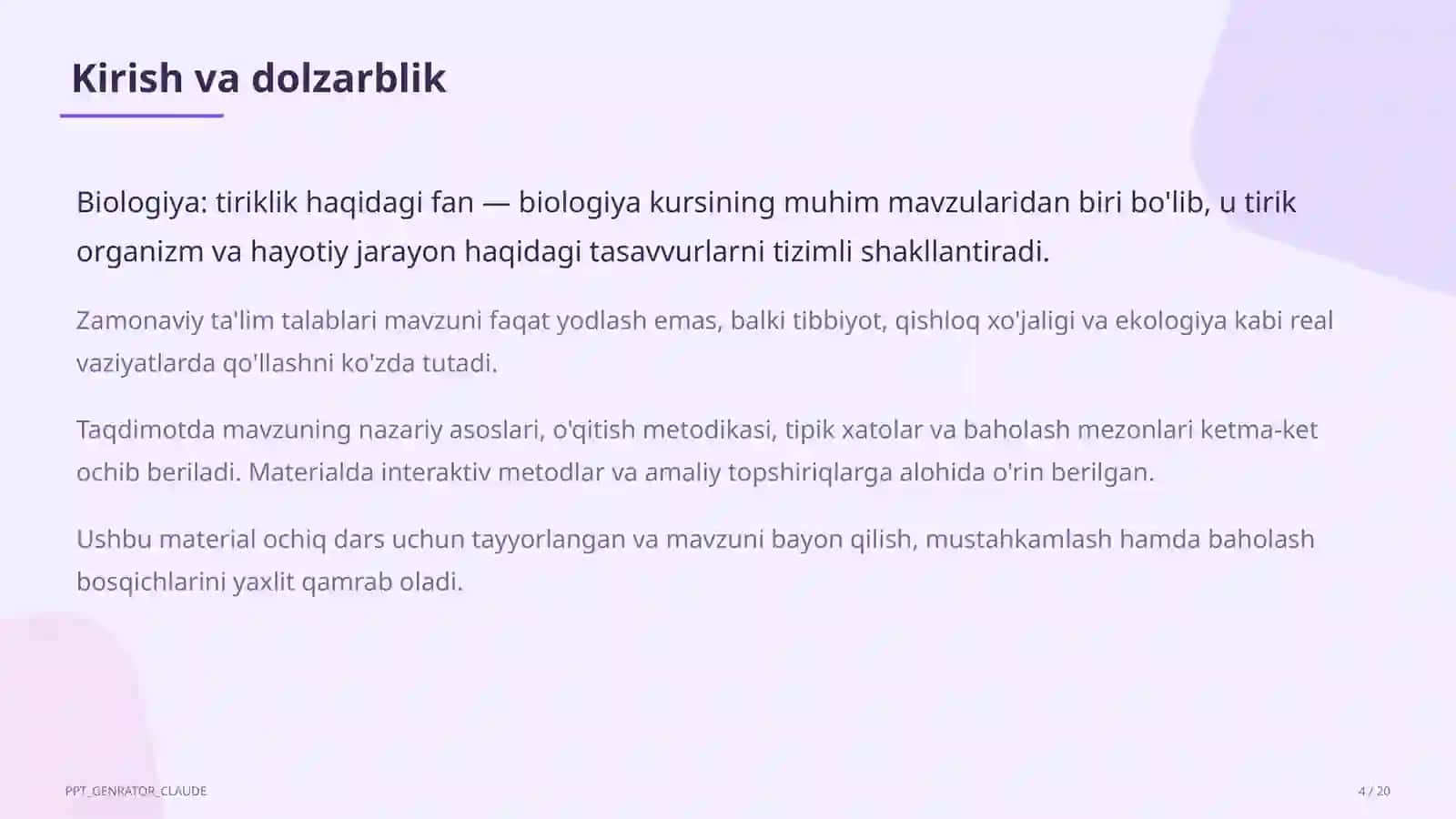 Biologiya: tiriklik haqidagi fan (5-sinf) 4