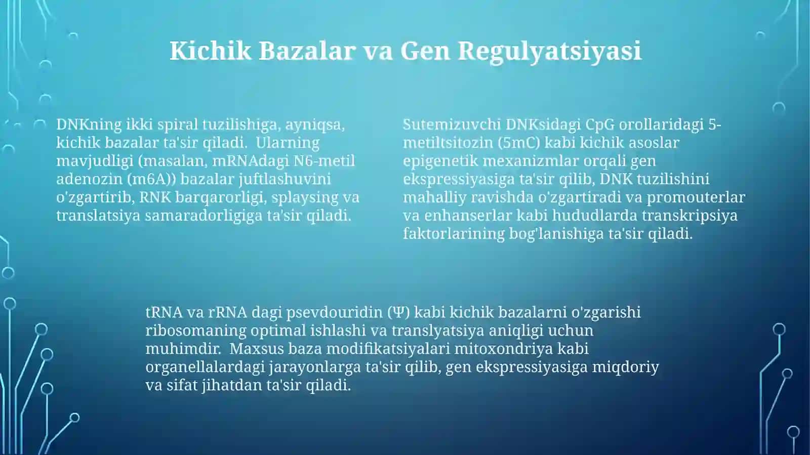 Nuklein Kislotalar Tuzulimi 4