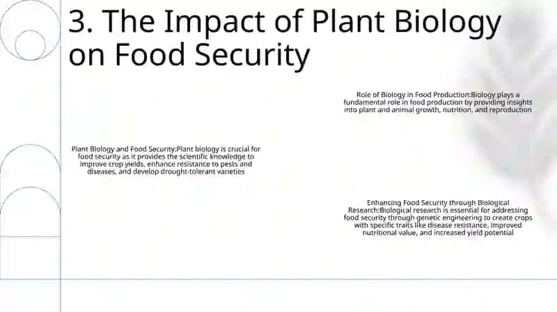 The Role Of Biology In The Of Food 4