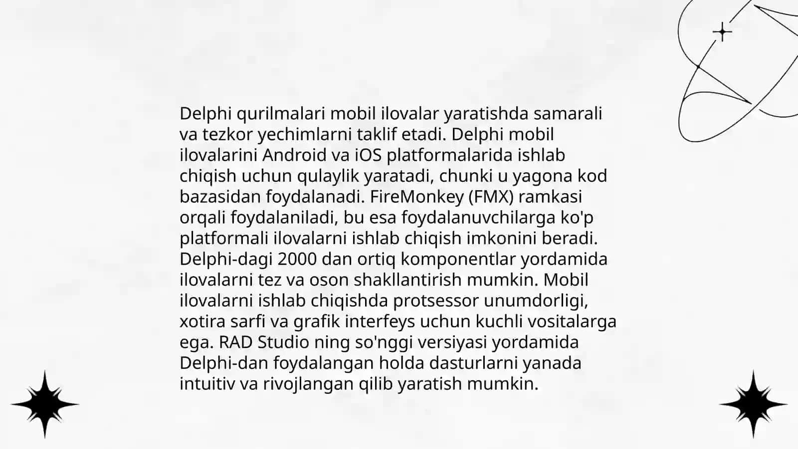 Delphi tilida mobil ilova yaratish 4