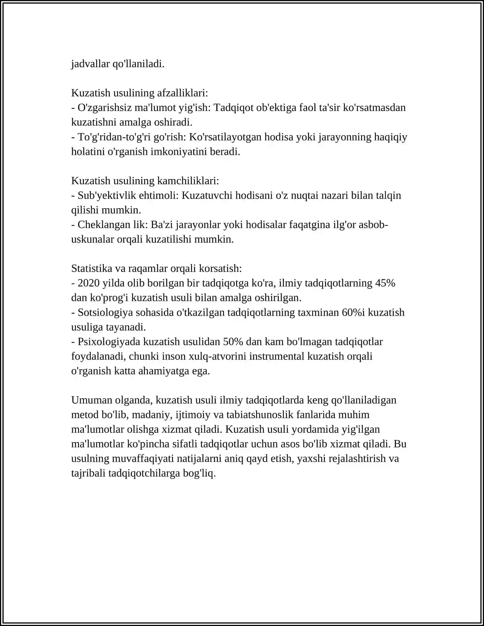 PSIXOLOGIYANING ASOSIY METODLARI 4