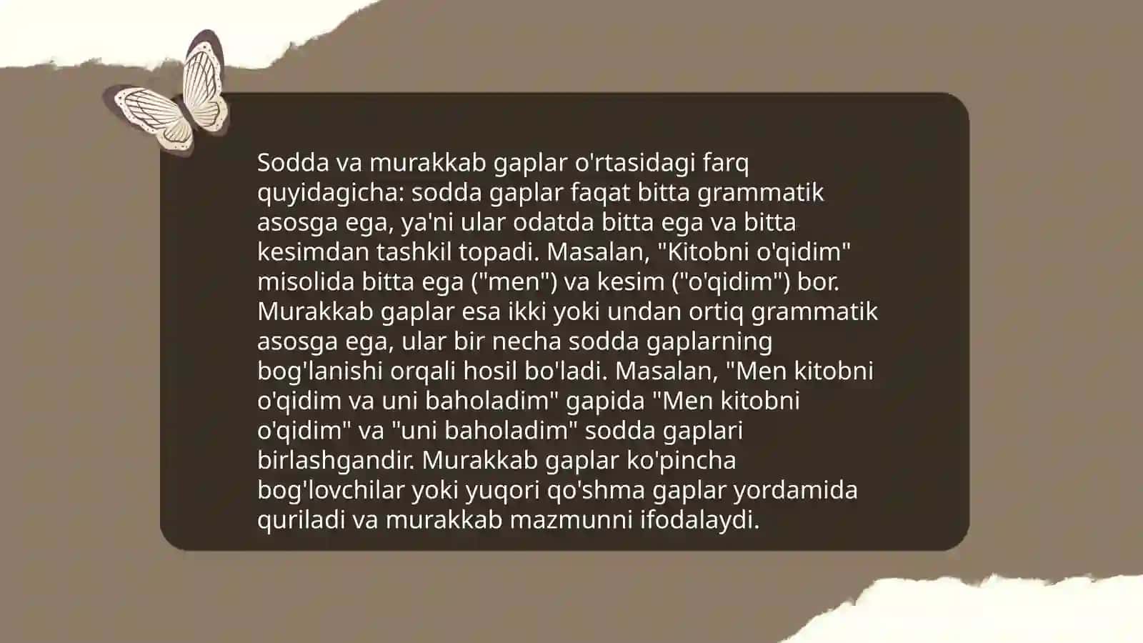 Qo'shma gaplar 4