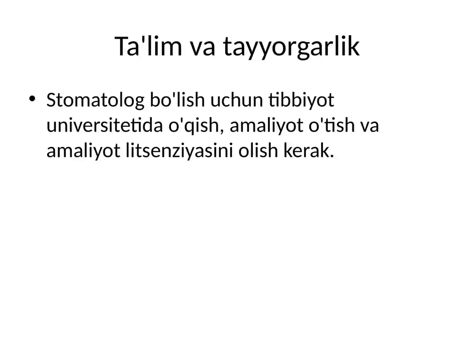 Stomatolog kasbi 4