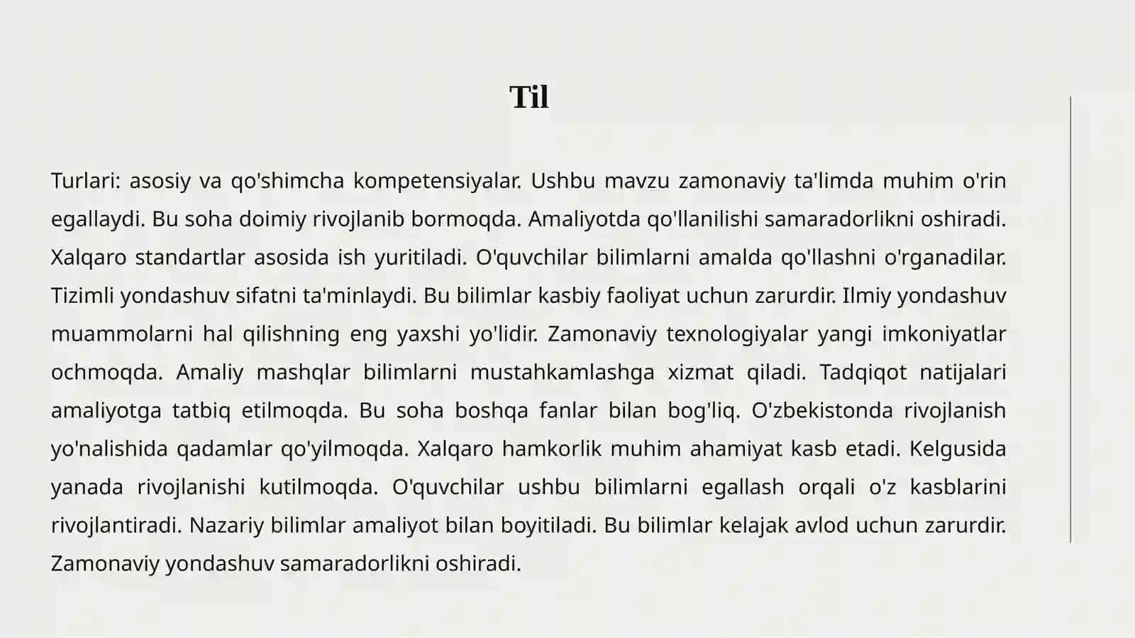 Bolalar Kompetensiyalari 4
