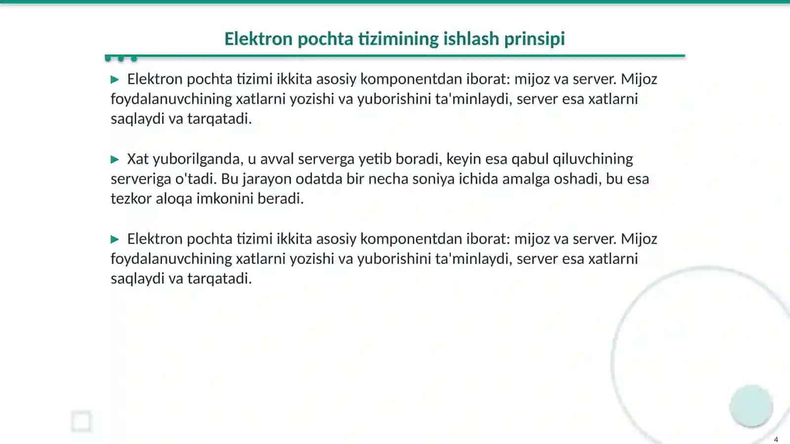 Elektron pochta tarixi va rivojlanishi 4