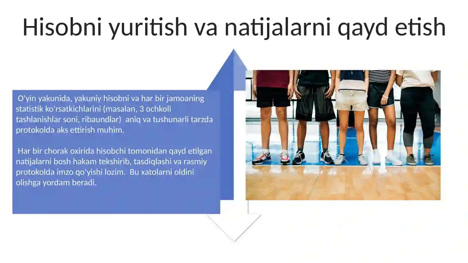BASKETBOL OʻYINI BOʻYICHA MUSOBAQA OʻTKAZISH VA HAKAMLIK QILISH 4