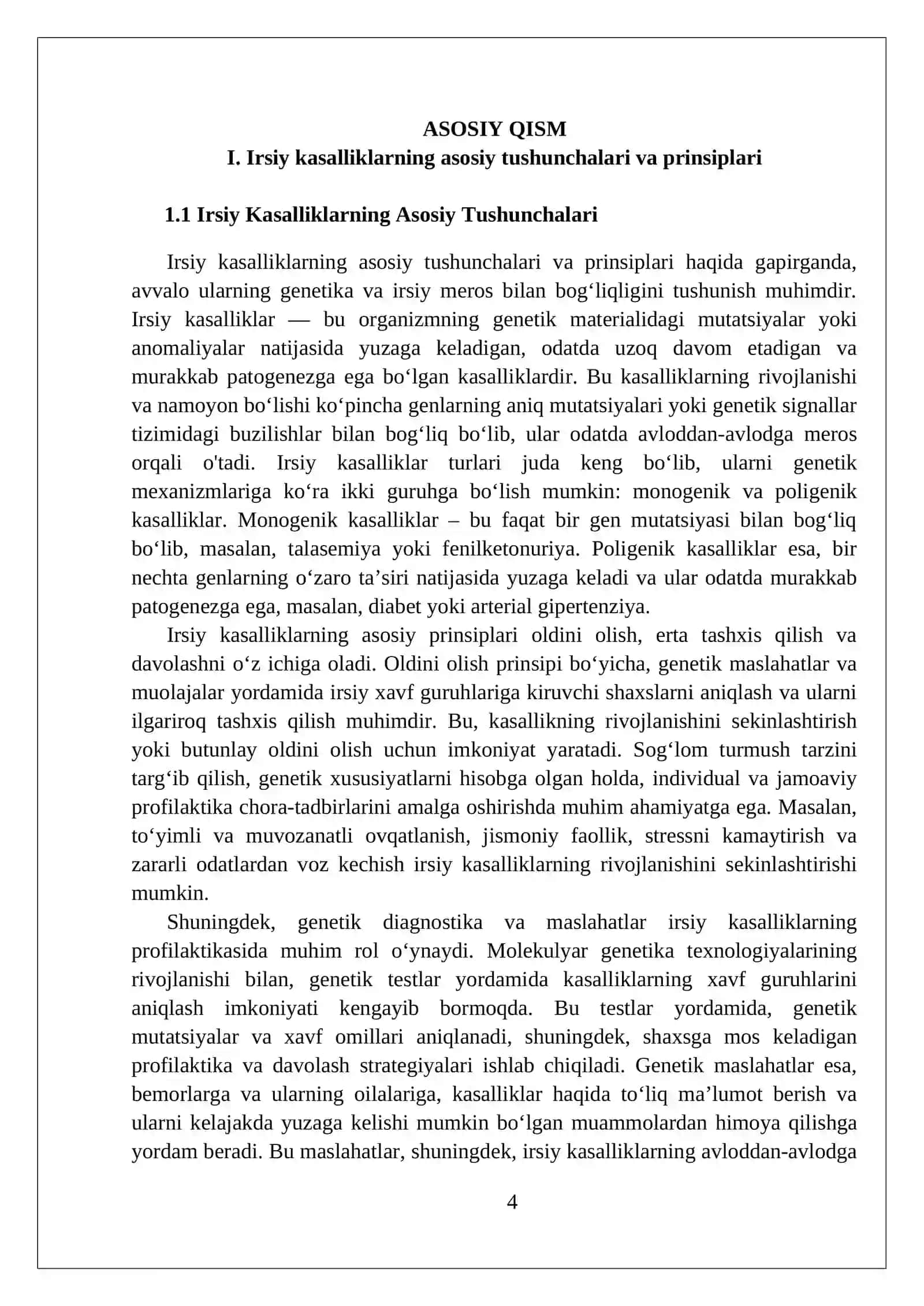 IRSIY KASALLIKLAR PROFILAKTASI PRINSIPLARI 4