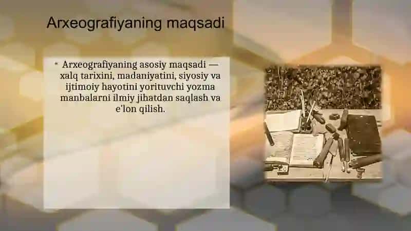 Arxeografiya va uning vazifalari 4