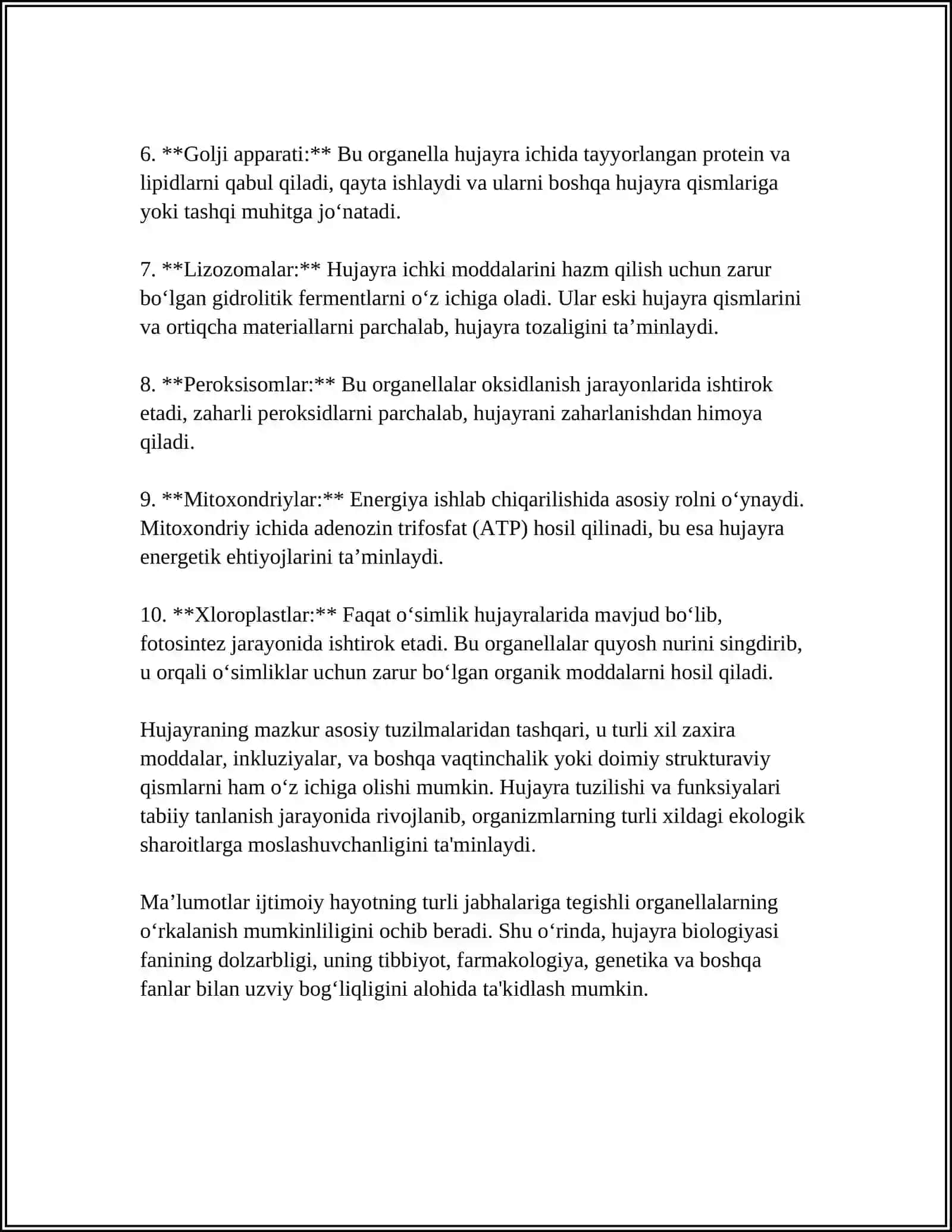 HUJAYRA FIZIOLOGIYASI 4