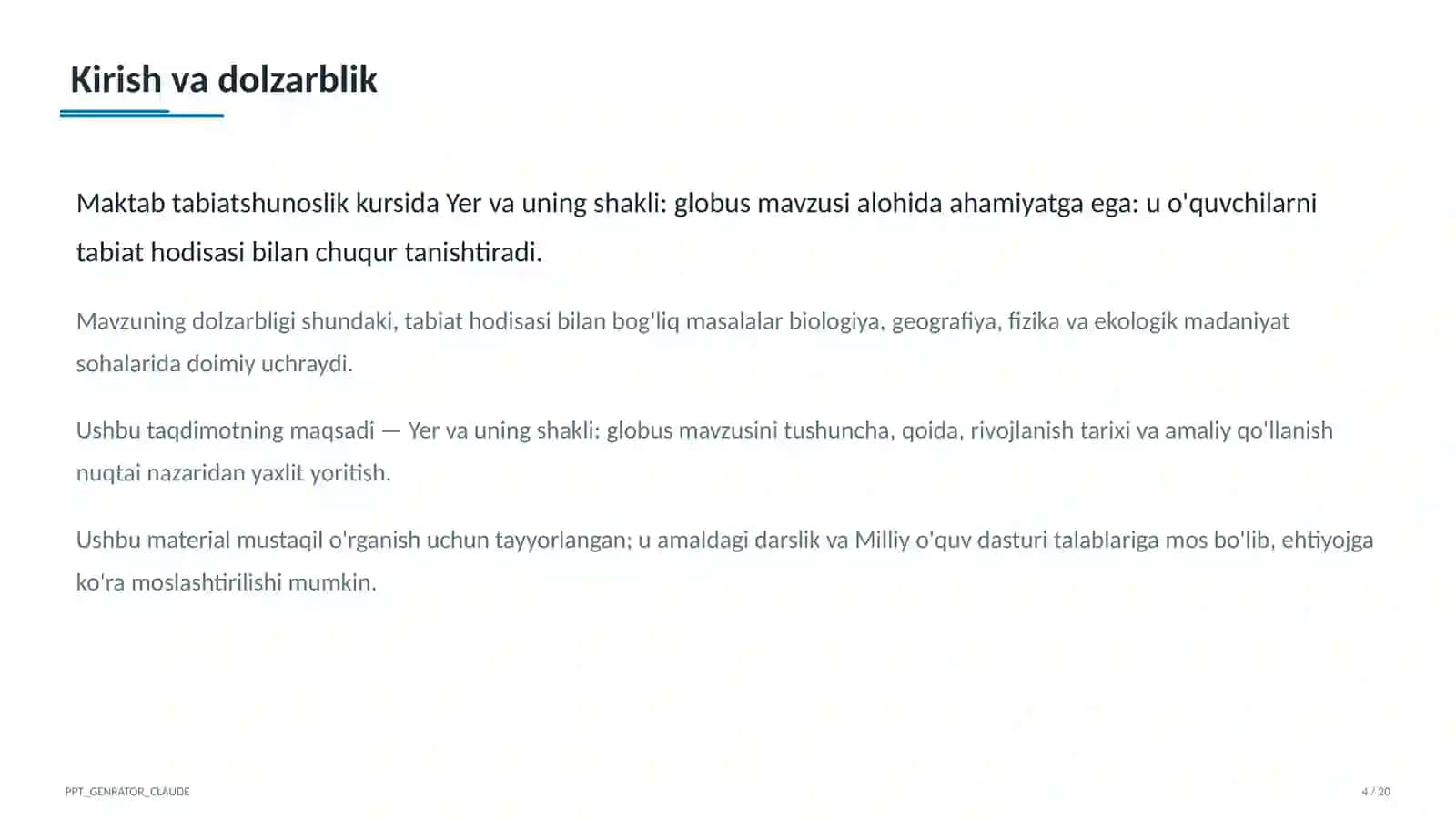 globus (3-sinf) 4