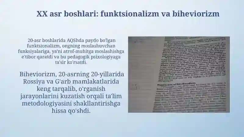 Pedogogik psixologiya yuzaga kelish tarixi 4