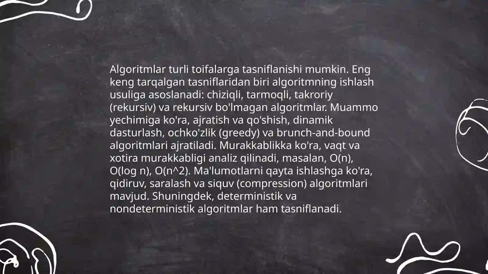 Algoritmlashtirish va dasturlash asoslari 4