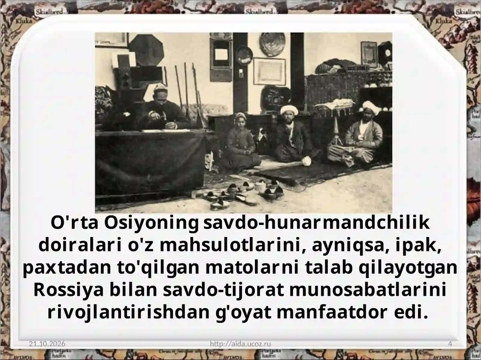 O'zbekxonliklari va Rossiya imperiyasi munosabatlari 4