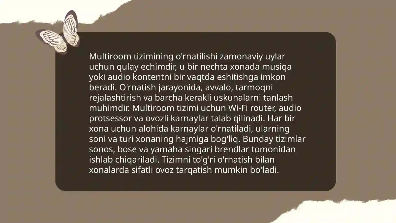 Multiroom-multimediya tizimi va uning imkoniyatlari 4