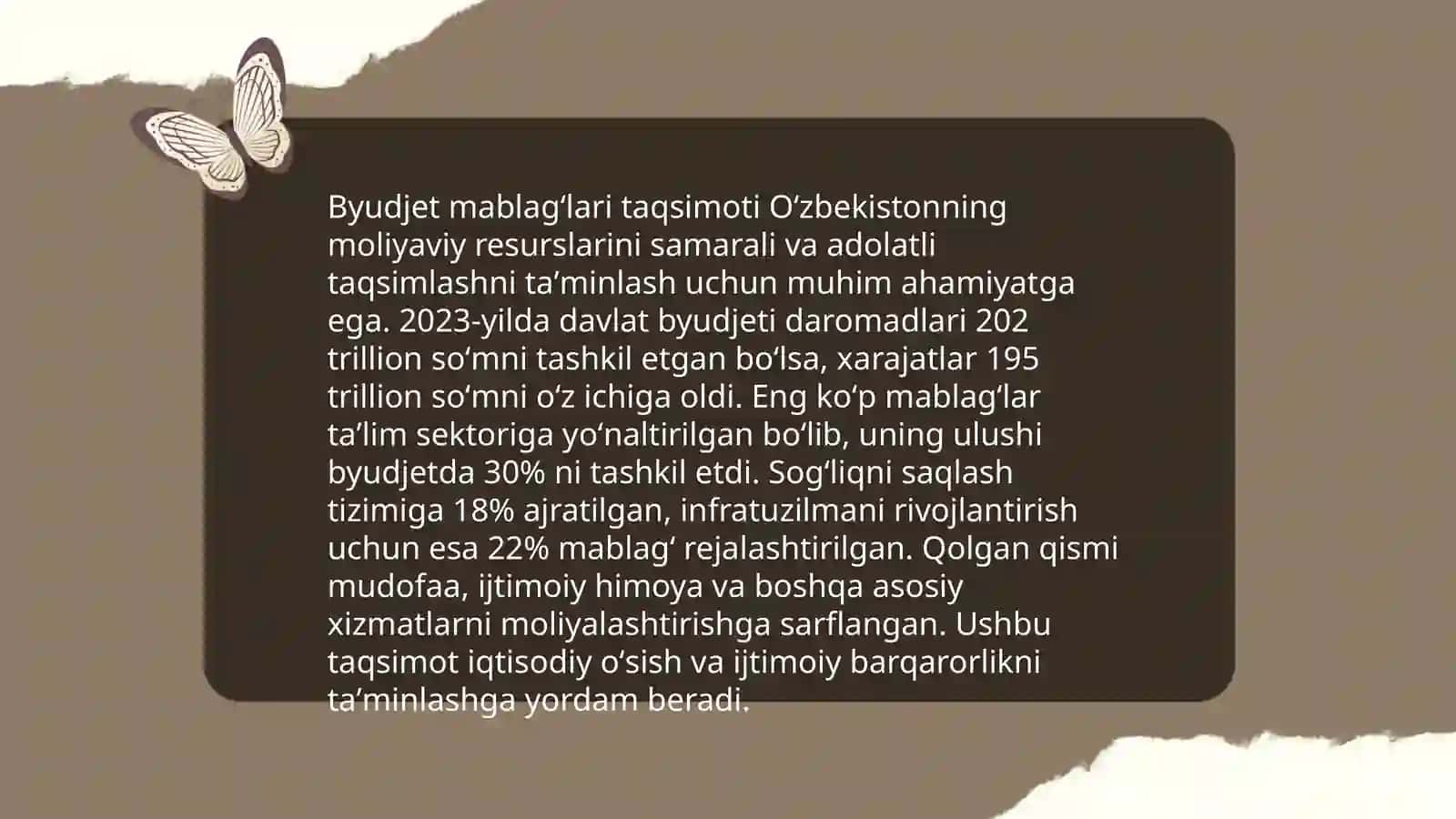 Davlat pul mablagʻlarini taqsimlash usullari 4