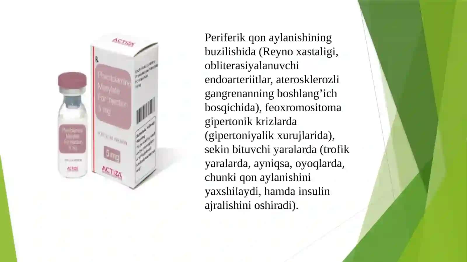 ADRENORESEPTORLARNI FALAJLOVCHI VOSITALAR 4