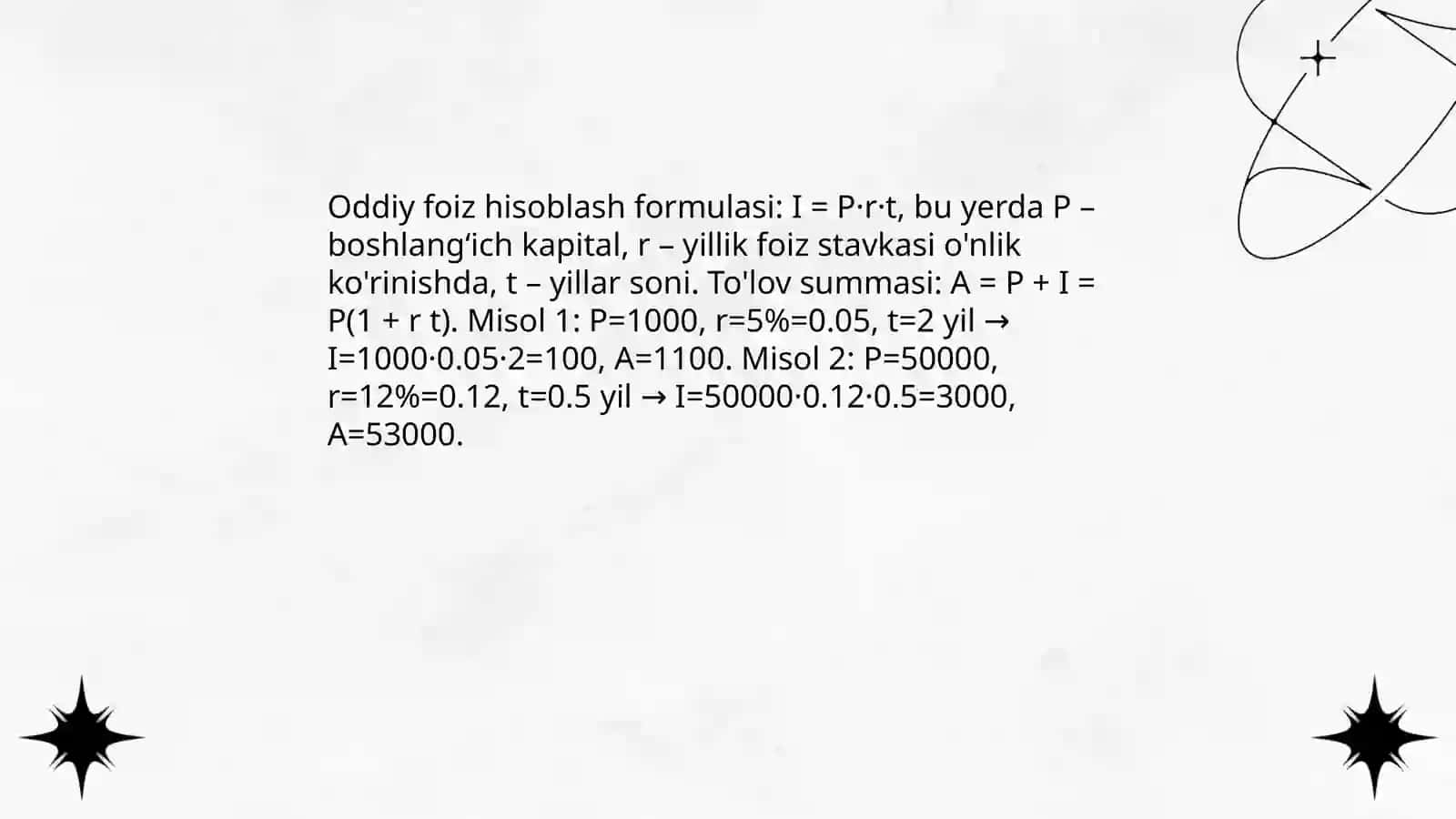 Bank procentleri ham olardi esaplaw 4