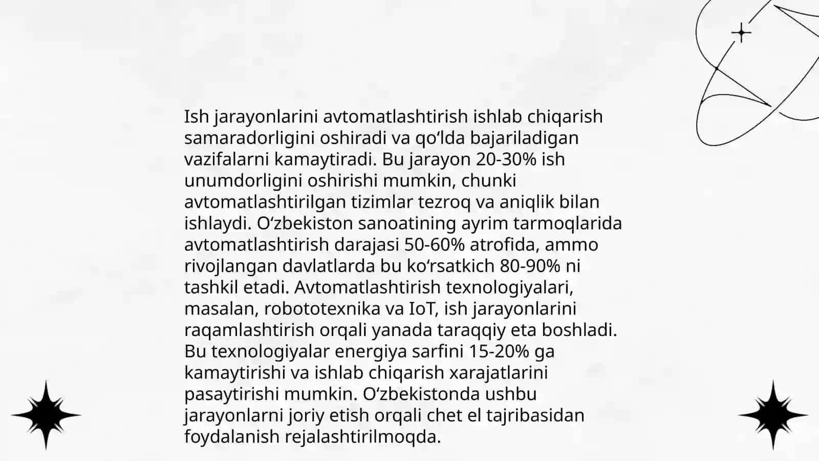 Ish yuritishni takomillashtirishning asosiy yo'nalishlari 4