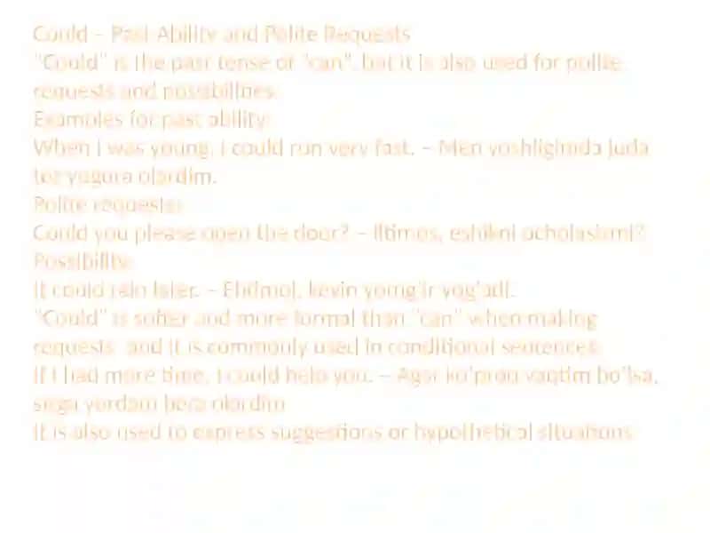 Modalverbs 4