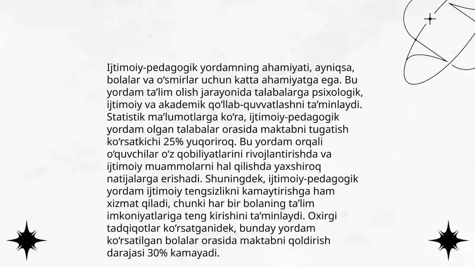 Uyushmagan yo shake bilan olib boriladigan ijtimoiy-pedagogik ish 4