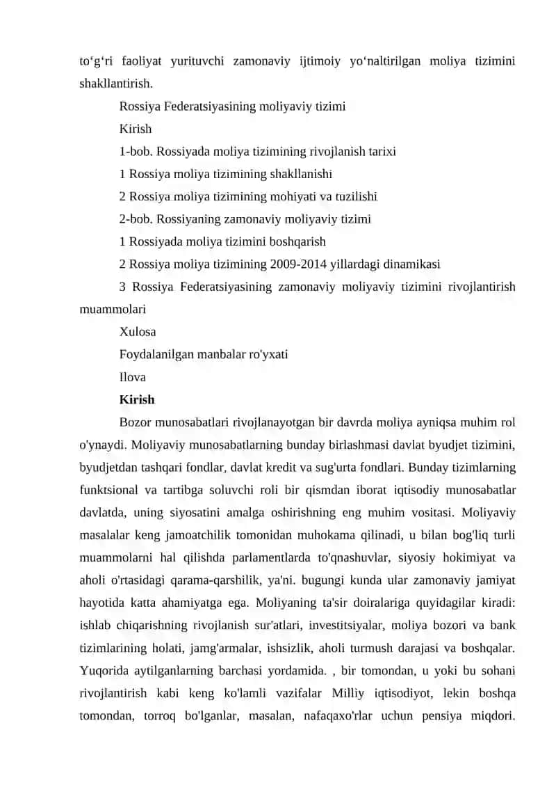 ROSSIYA MOLIYA VA SOLIQLAR TO'G'RISIDA 4