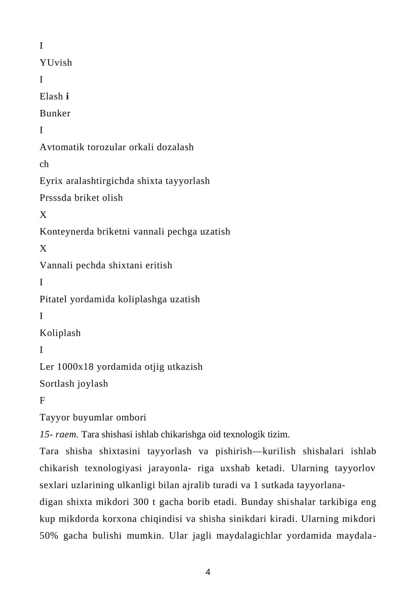 Maishiy-xo‘jalik shishasi ishlab chiqarish texnologiyasi 4