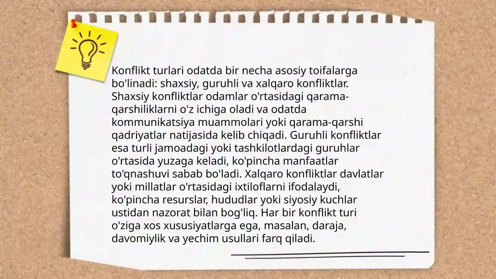 Shaxslararo konflektlar 4