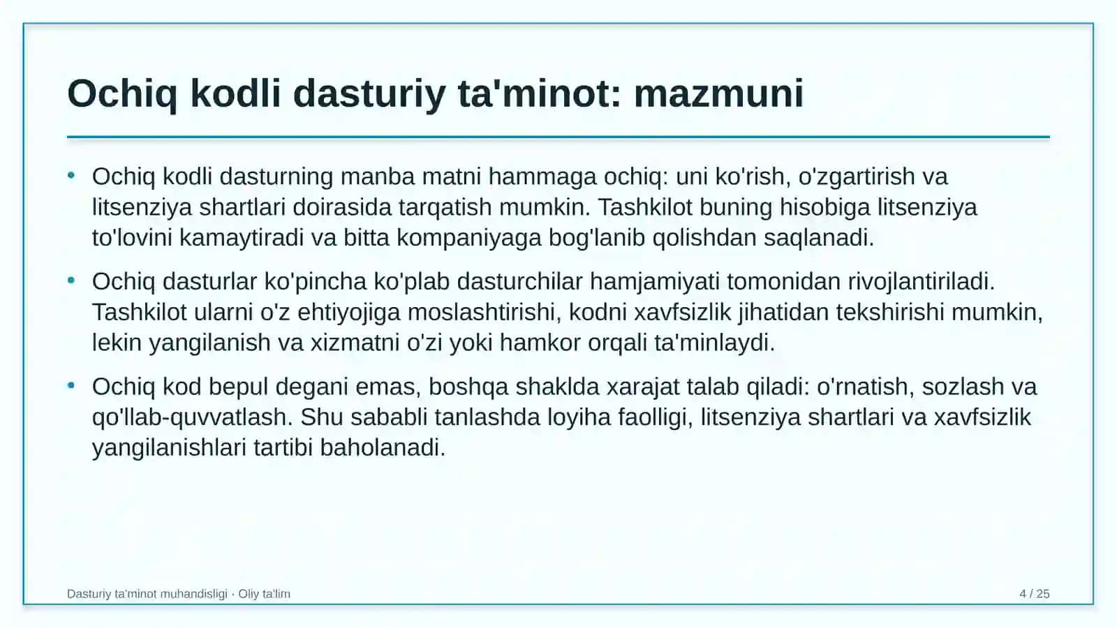 Dorivor o'simliklar yetishtirishda ochiq kodli dasturiy ta'minotdan foydalanish 4